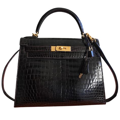 hermes kelly crocodile